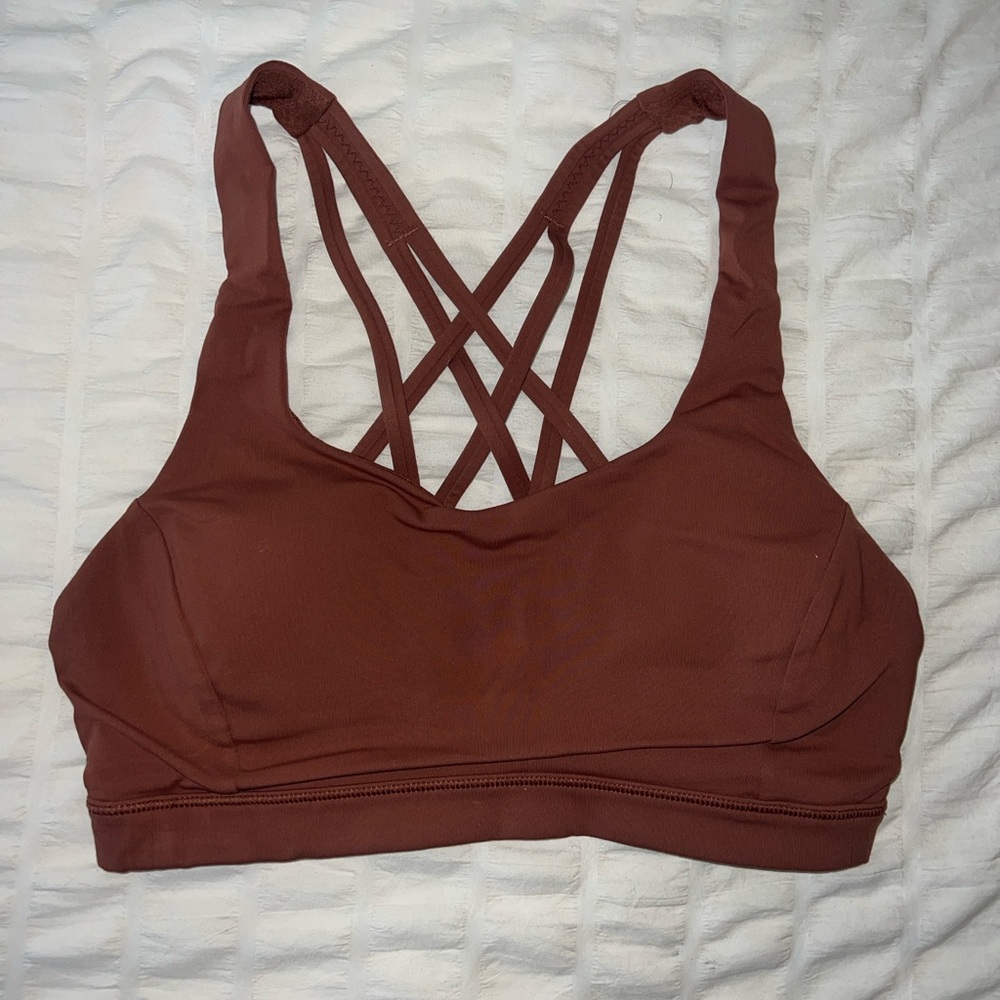 Lululemon free to be serene ancient copper (red/brown) Sports Bra C/D cup